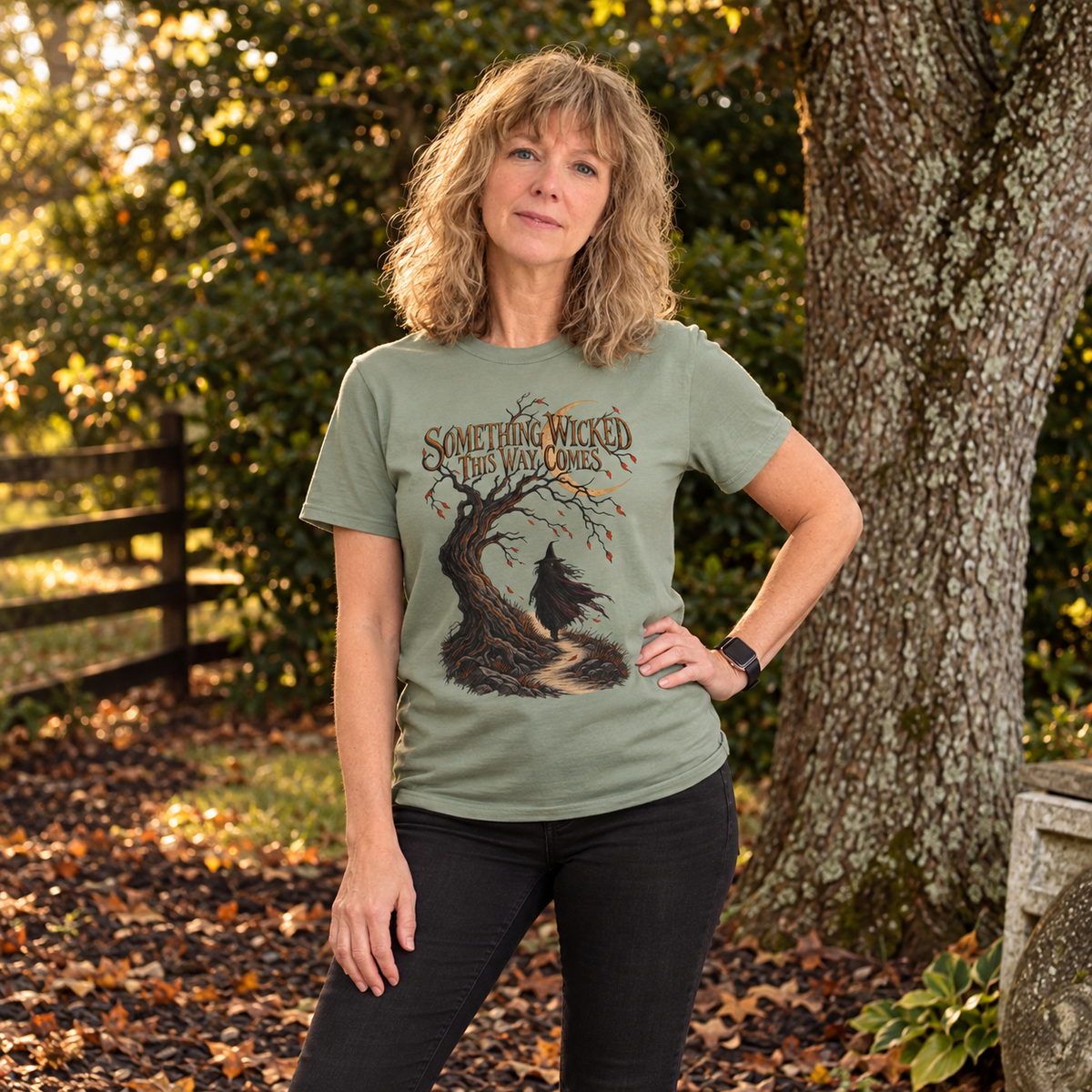 Something Wicked This Way Comes Witch Shirt