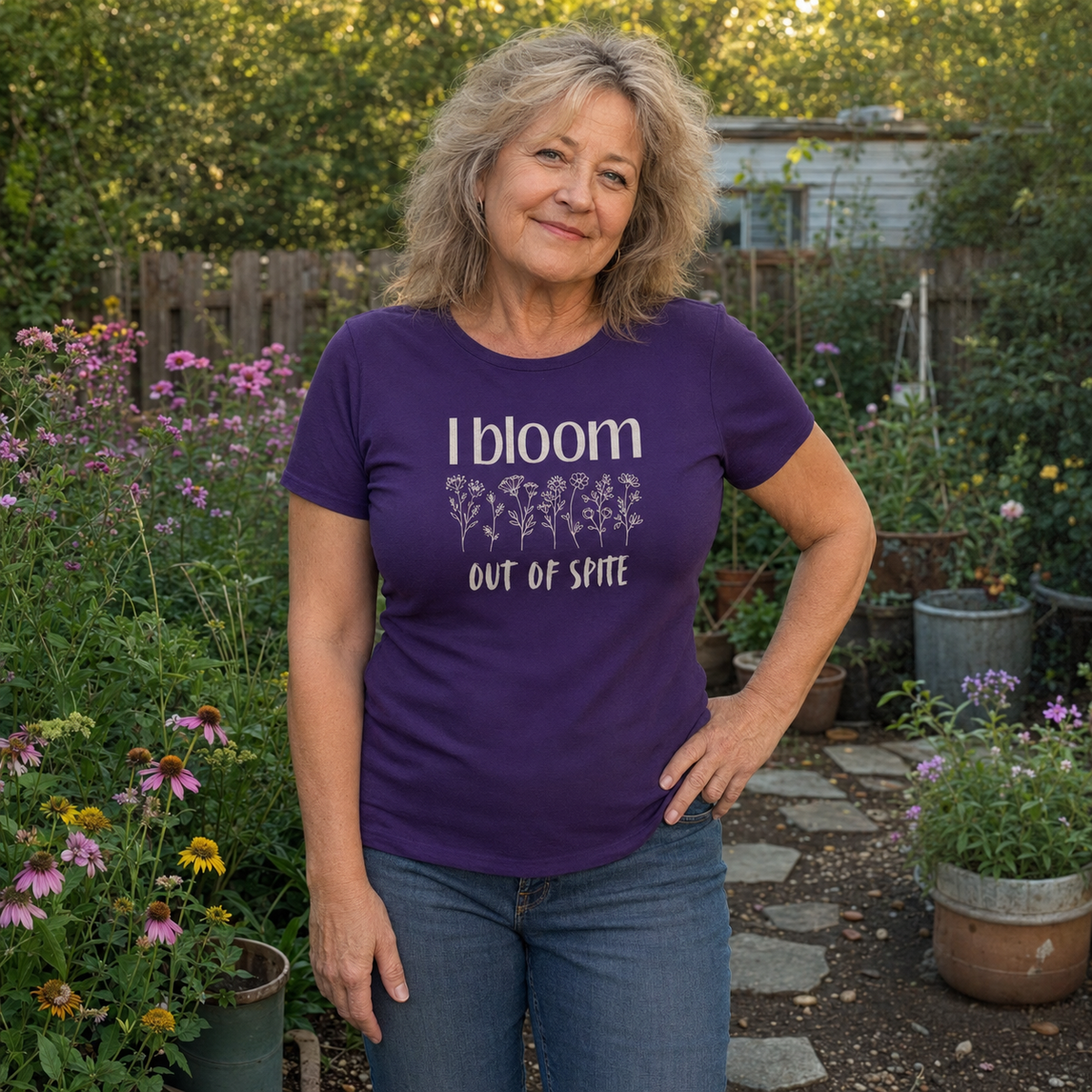 I Bloom Out of Spite Womens Lifestyle